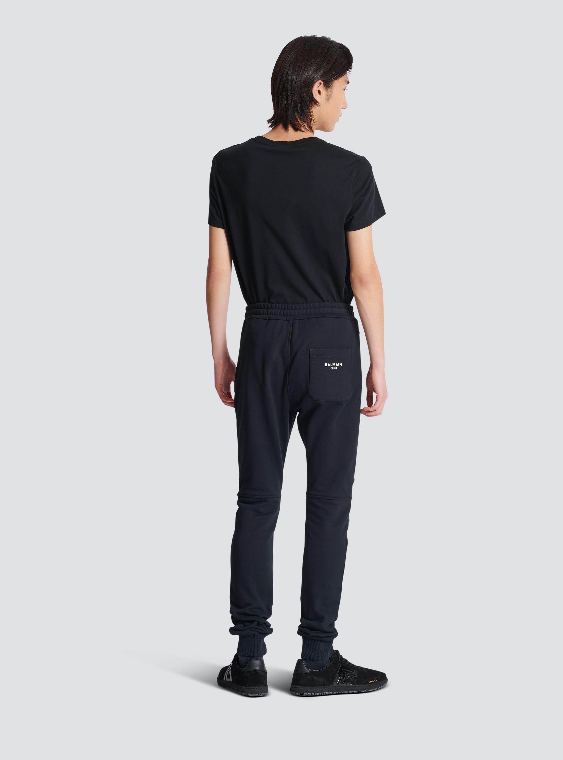 Flocked Balmain Paris joggers Product Image