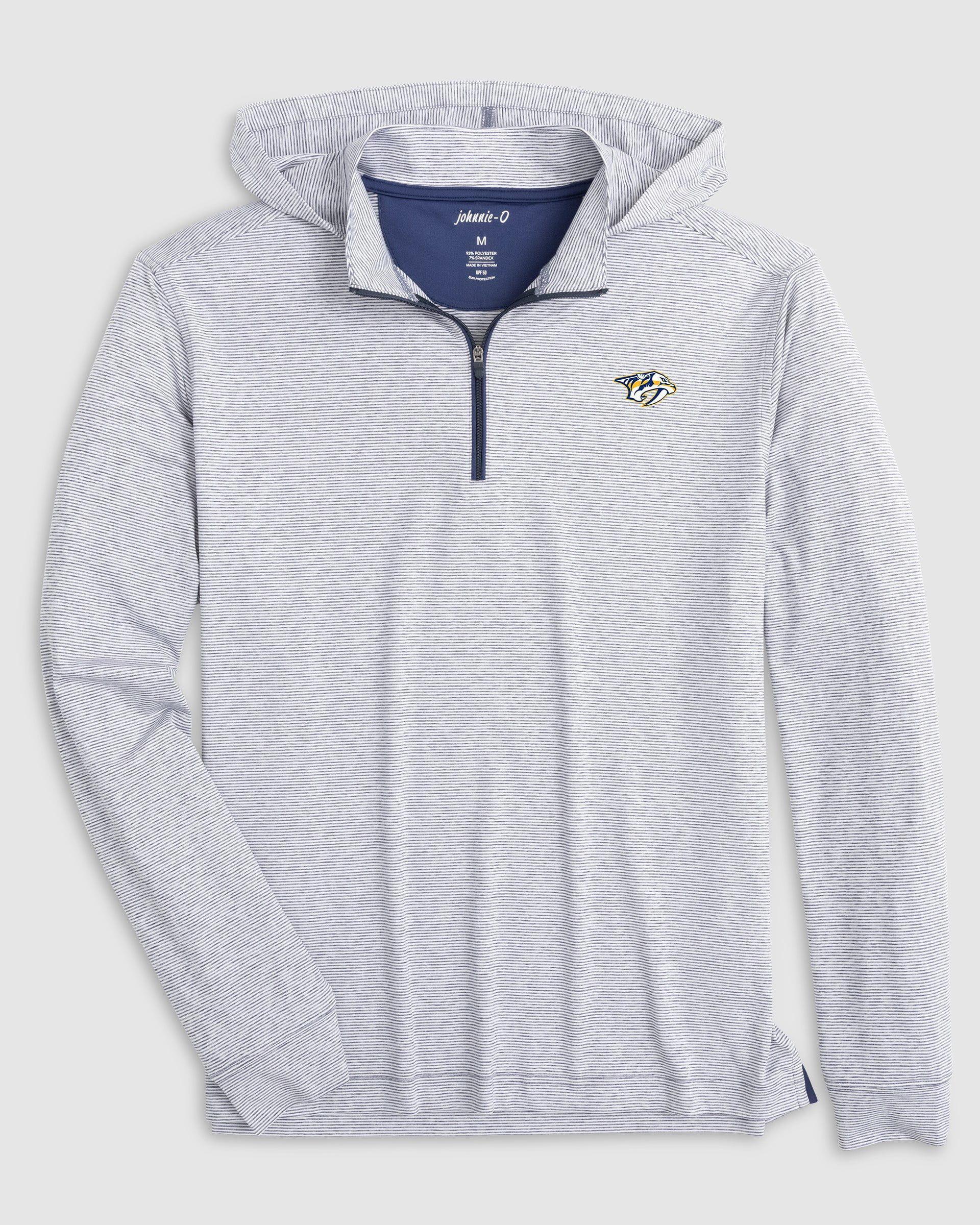 Colorado Avalanche Hybrid Performance 1/4 Zip Hoodie Product Image