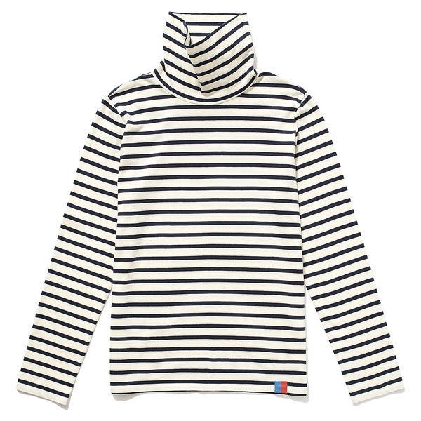 The Turtleneck - Cream/Navy Product Image