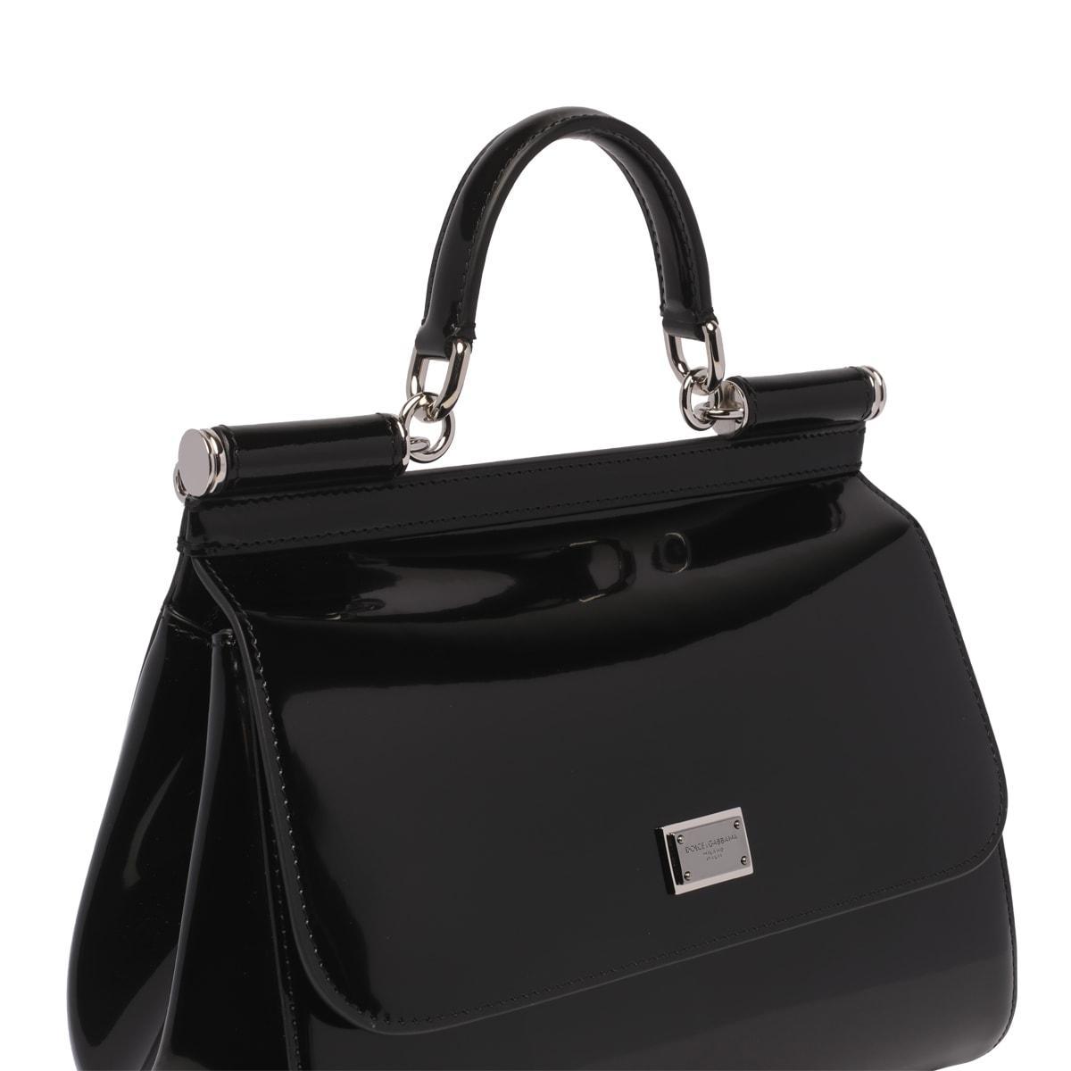 Medium Sicily Bag In Black Product Image