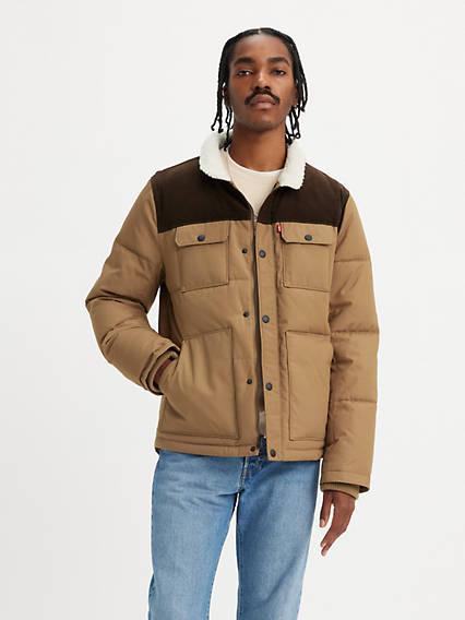 Levis Mixed Media Woodsman Puffer Jacket - Mens Product Image