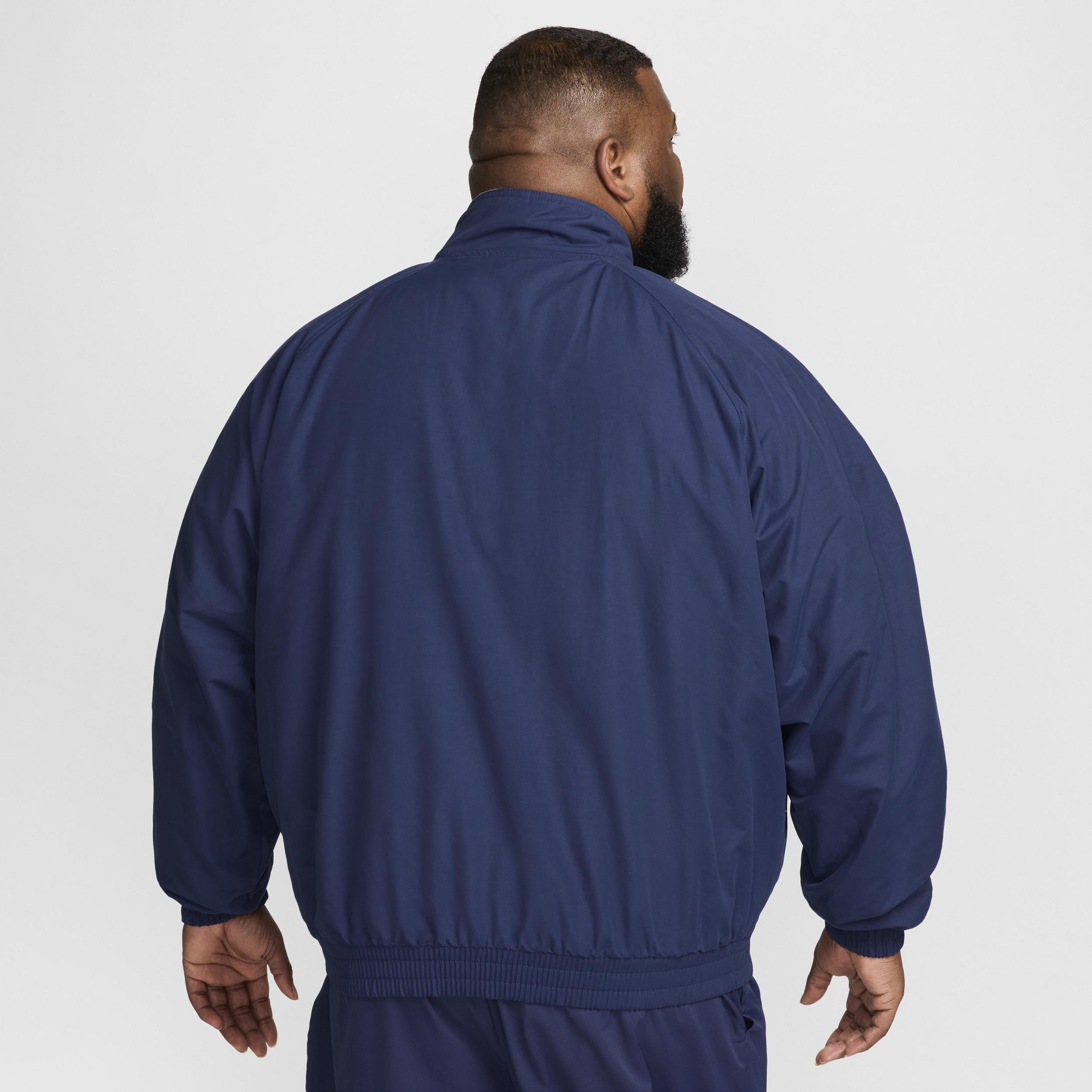 Nike Mens Nike Club Futura Jacket - Mens Midnight Navy/White Product Image