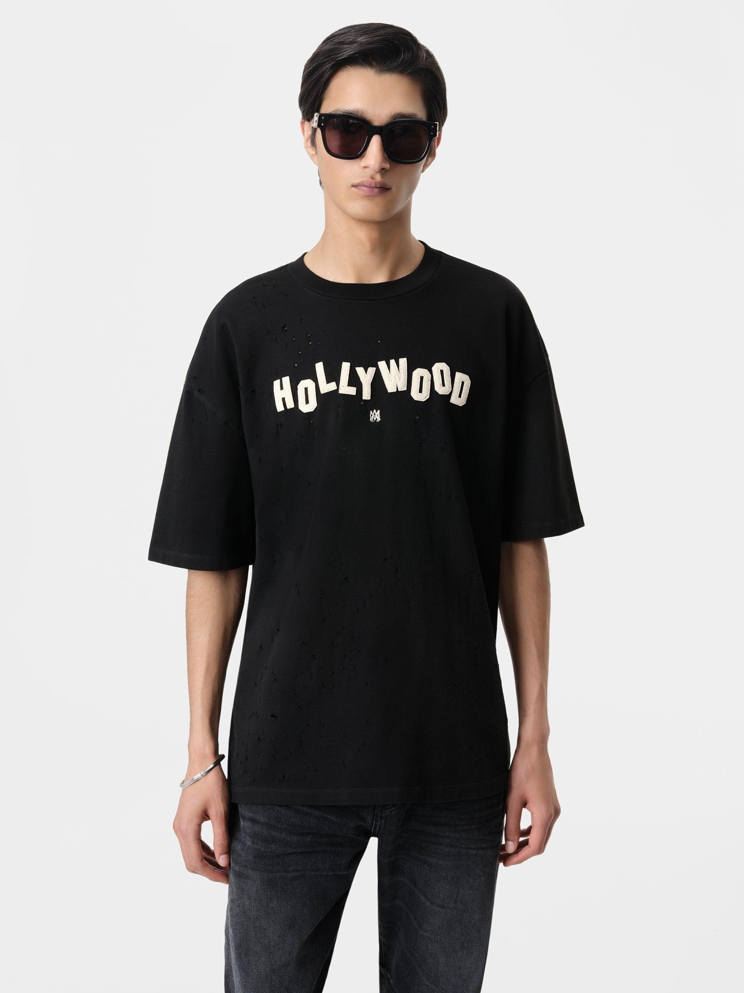 HOLLYWOOD SHOTGUN OVERSIZED TEE - Black Male Product Image