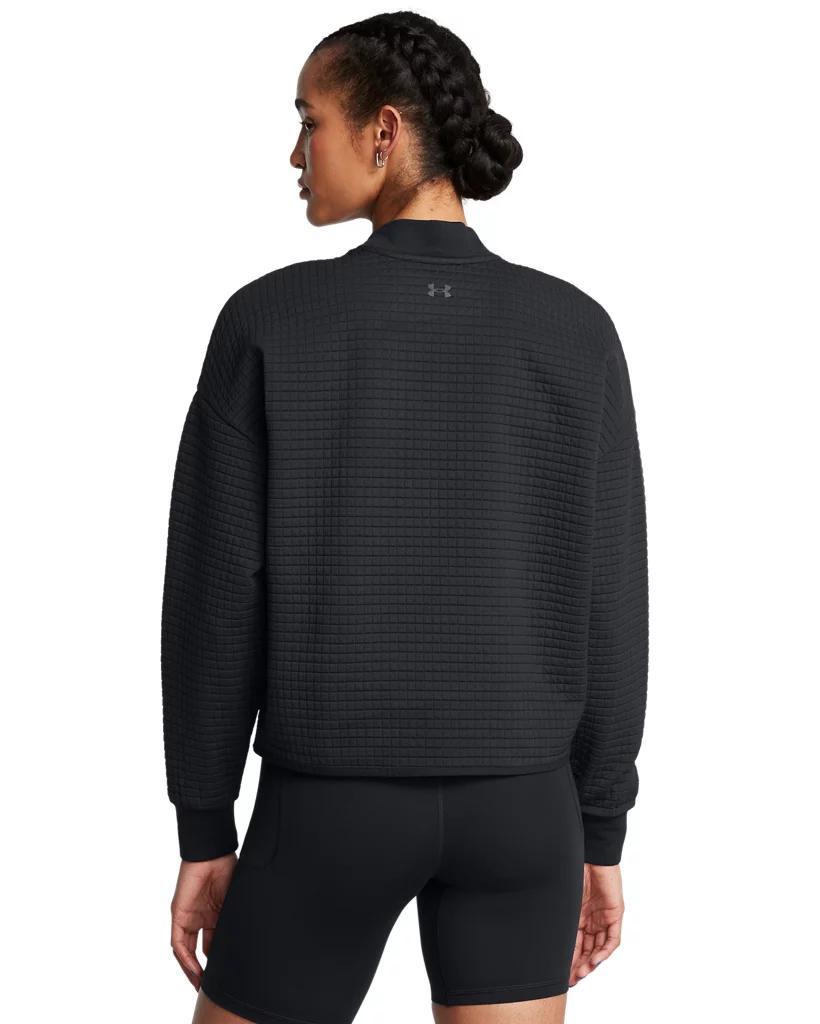 Women's UA Unstoppable Fleece Grid Mock Neck Product Image