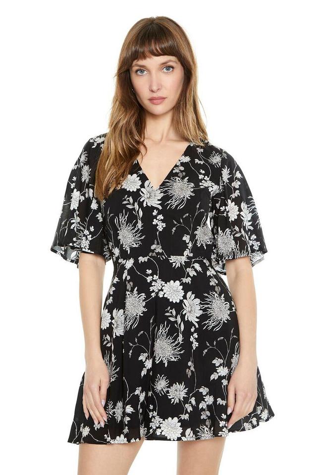 Floral Print Cutout Mini Dress | Forever 21 Product Image