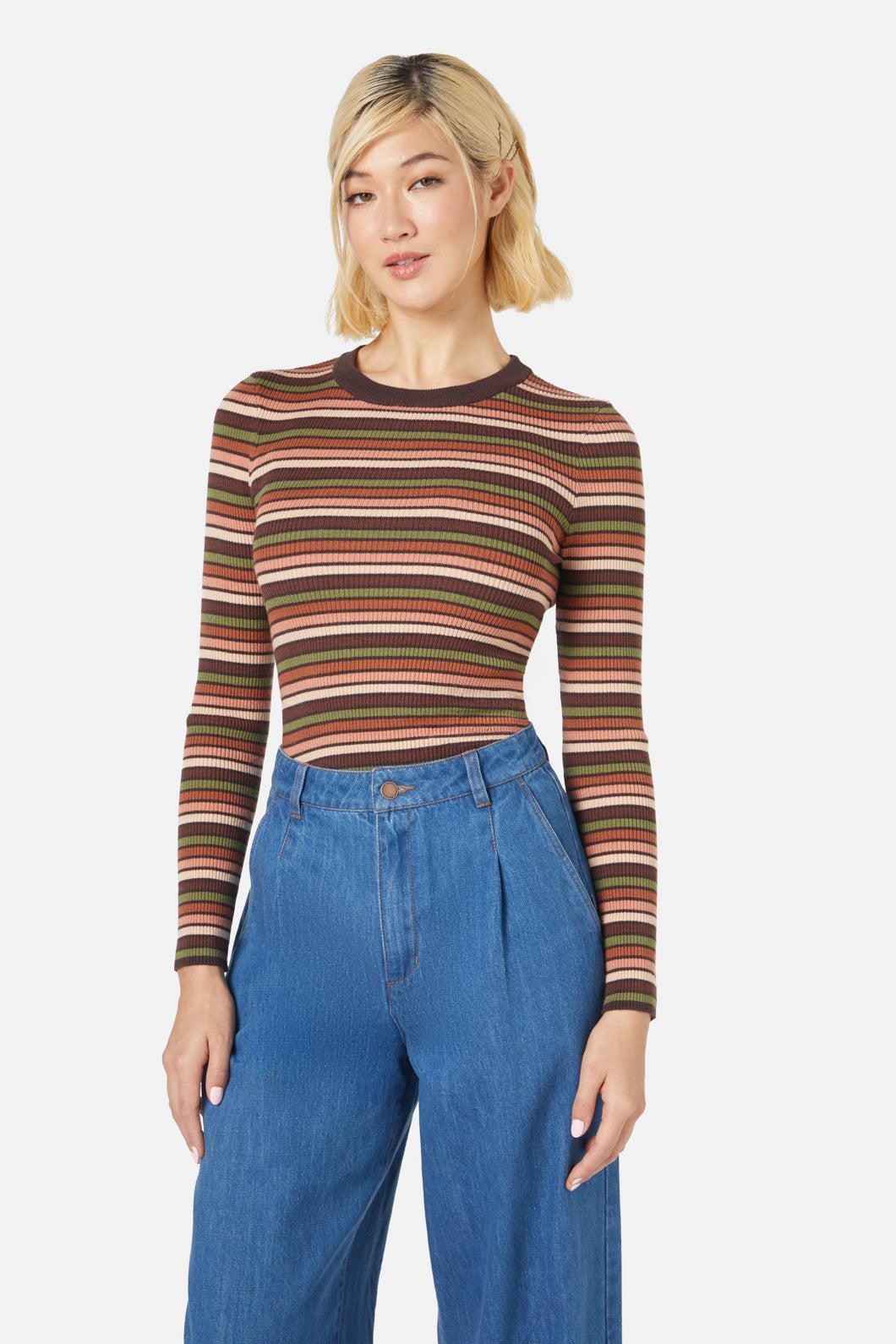 Darcy Stripe Knit Top Product Image