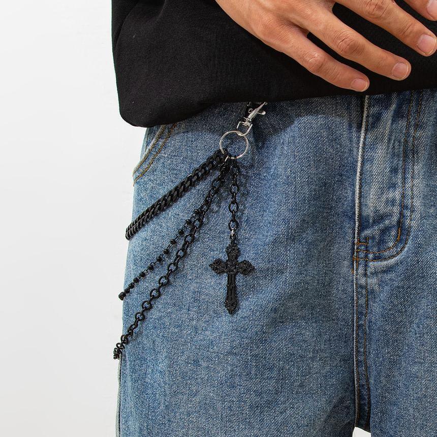 Cross Pendant Layered Waist Chain Product Image