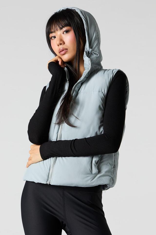 Hooded Puffer Vest Female Product Image