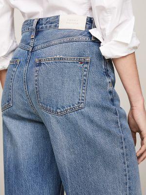 Relaxed Straight Fit High Rise Jean Product Image