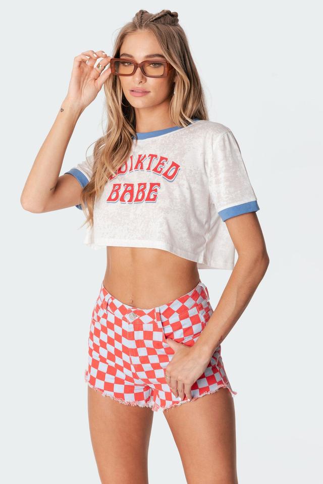 Sheer Babe Cropped T-Shirt Product Image