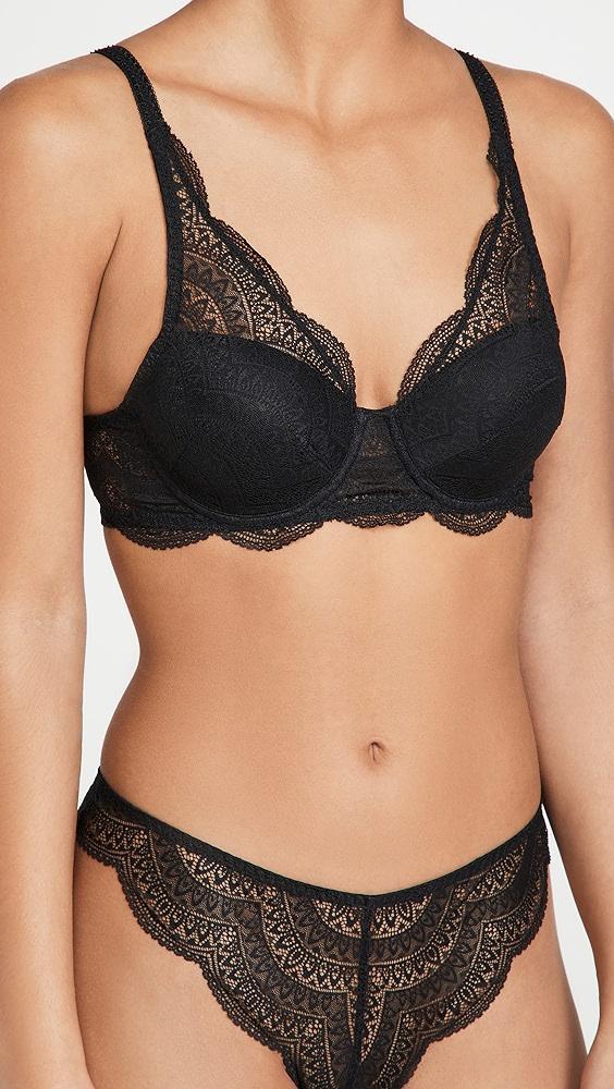 Simone Perele Karma 3D Molded With Triangle Lace Bra | Shopbop Product Image