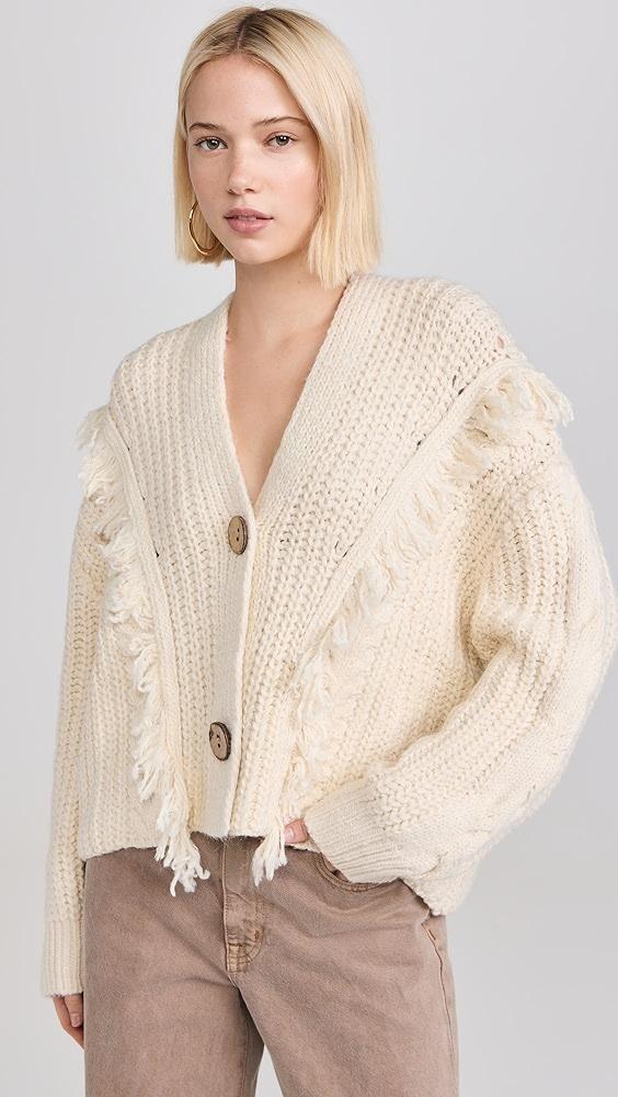 Line & Dot Sade Fringe Cardigan | Shopbop Product Image