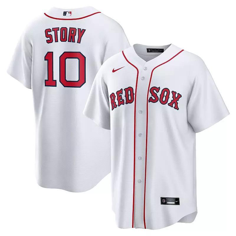 Mens Nike Trevor Story Boston Red Sox Home Replica Jersey Product Image