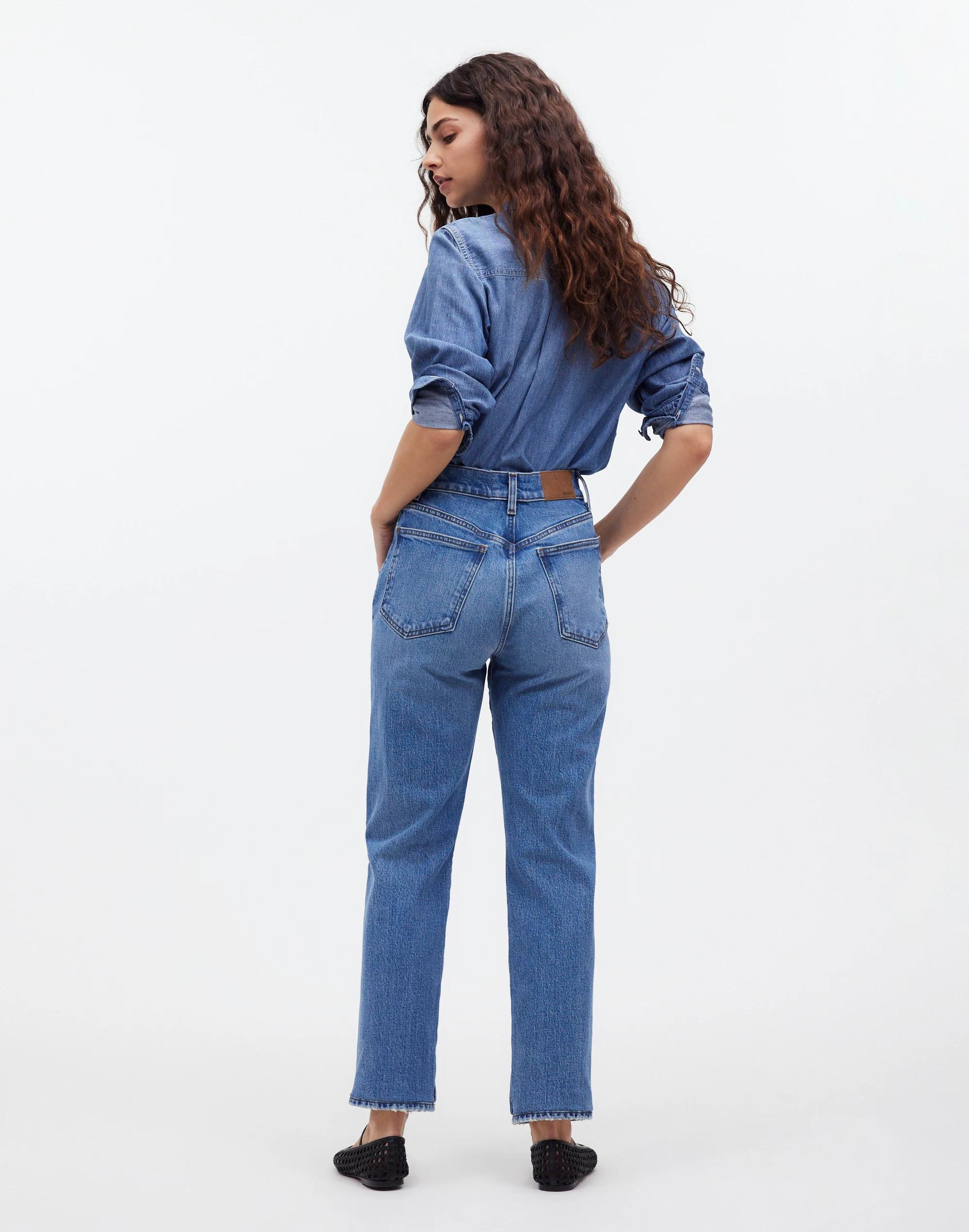 The '90s Straight Crop Jean in Hazeldell Wash Product Image