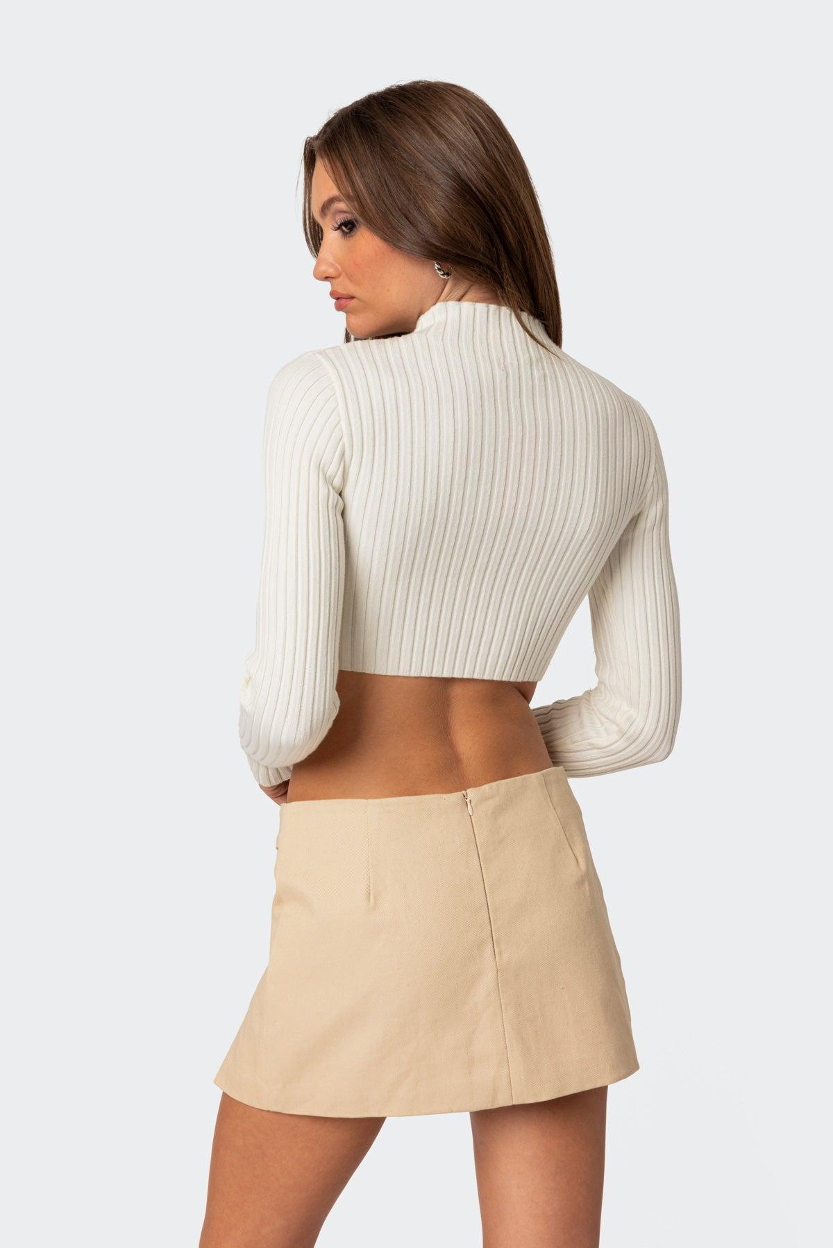 Bonnie Cropped Sweater Product Image