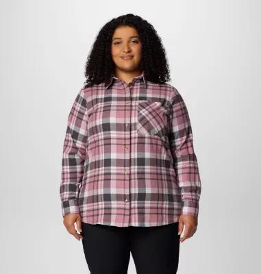 Columbia Women's Calico Basin Flannel Long Sleeve Shirt - Plus Size- Product Image