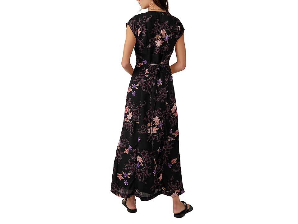 Free People Rosemary Printed Midi (Night Combo) Women's Clothing Product Image