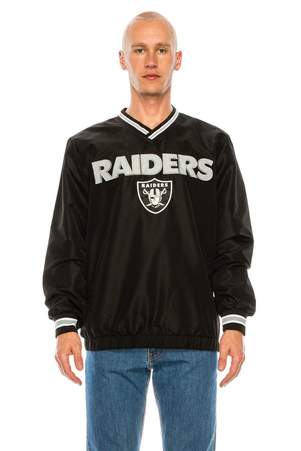 Las Vegas Raiders Windbreaker with Two Pockets Male Product Image