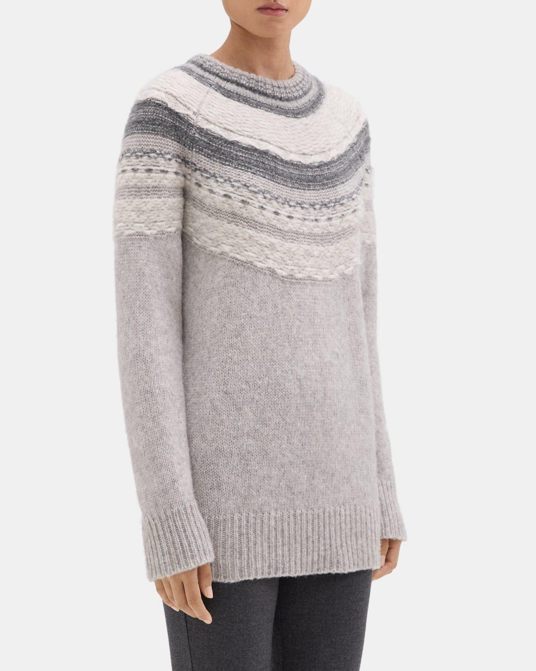 Fair Isle Sweater in Wool-Blend Product Image