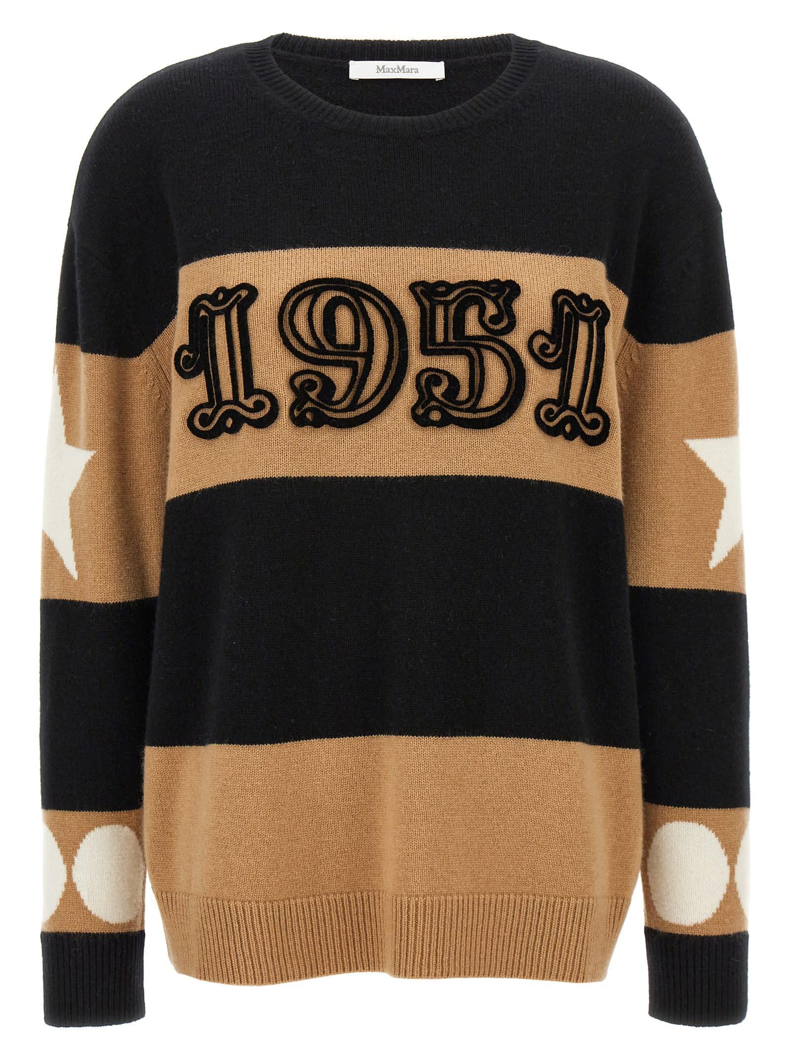 'dirce' Crew Neck Sweater In Multicolor Product Image