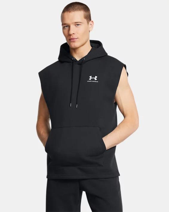 Mens UA Icon Fleece Sleeveless Hoodie Product Image