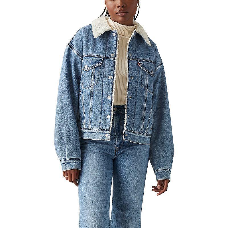 Womens Levis 90s Sherpa Trucker Jacket Product Image