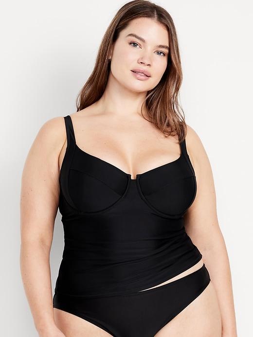 Underwire Tankini Swim Top Product Image