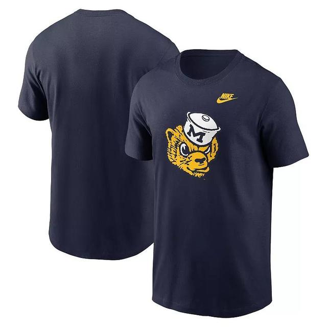 Nike Mens Navy Michigan Wolverines Legacy Alternate Logo T-Shirt Product Image