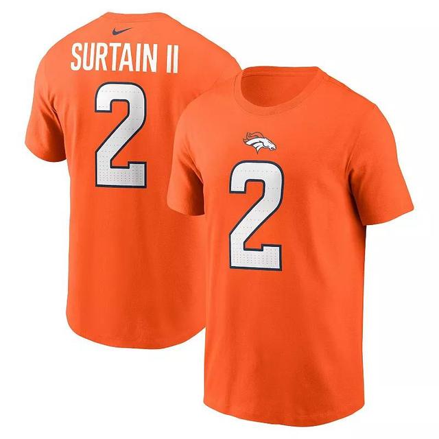 Mens Nike Patrick Surtain II Denver Broncos Name & Number T-Shirt Product Image