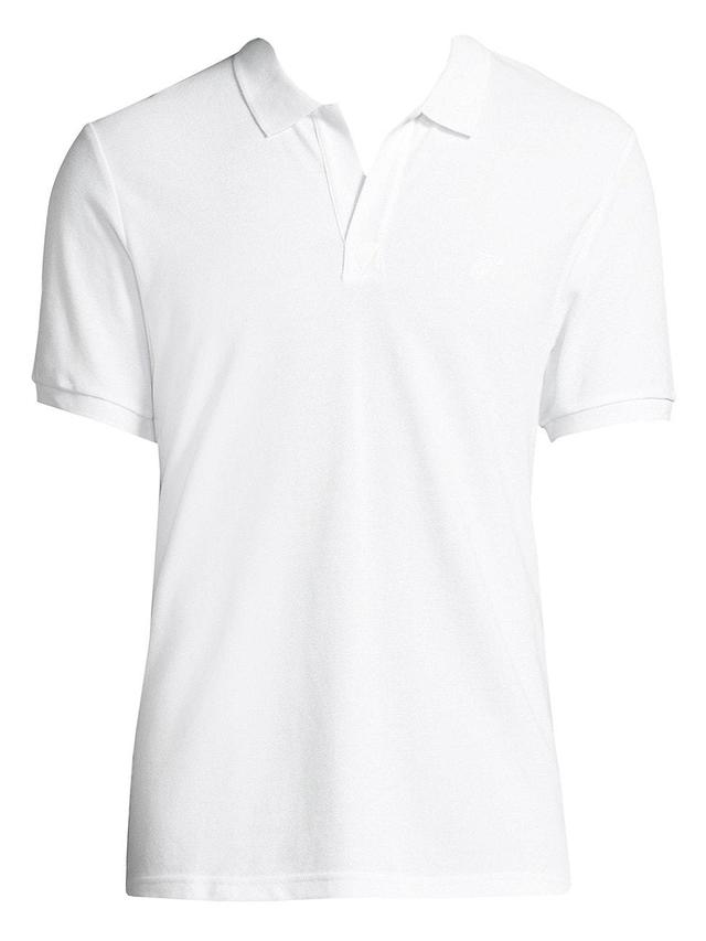 Mens Solid Pique Polo Product Image