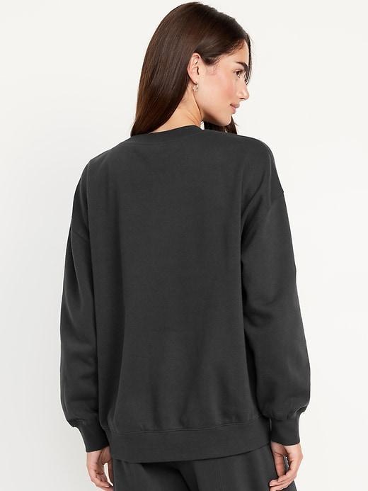 SoComfy Oversized Graphic Sweatshirt Product Image