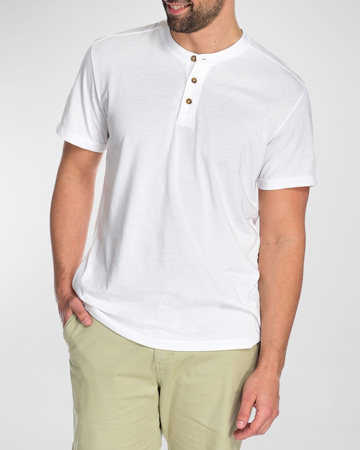 Mens Parker Short-Sleeve Henley Shirt Product Image