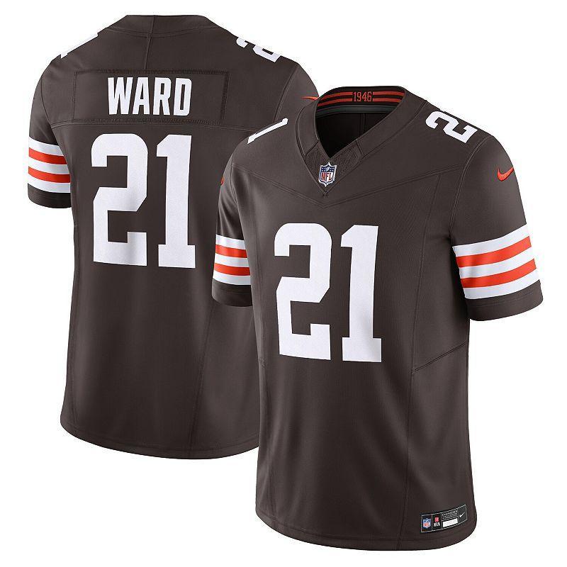 Mens Nike Denzel Ward Cleveland s Vapor F.U.S.E. Limited Jersey Product Image