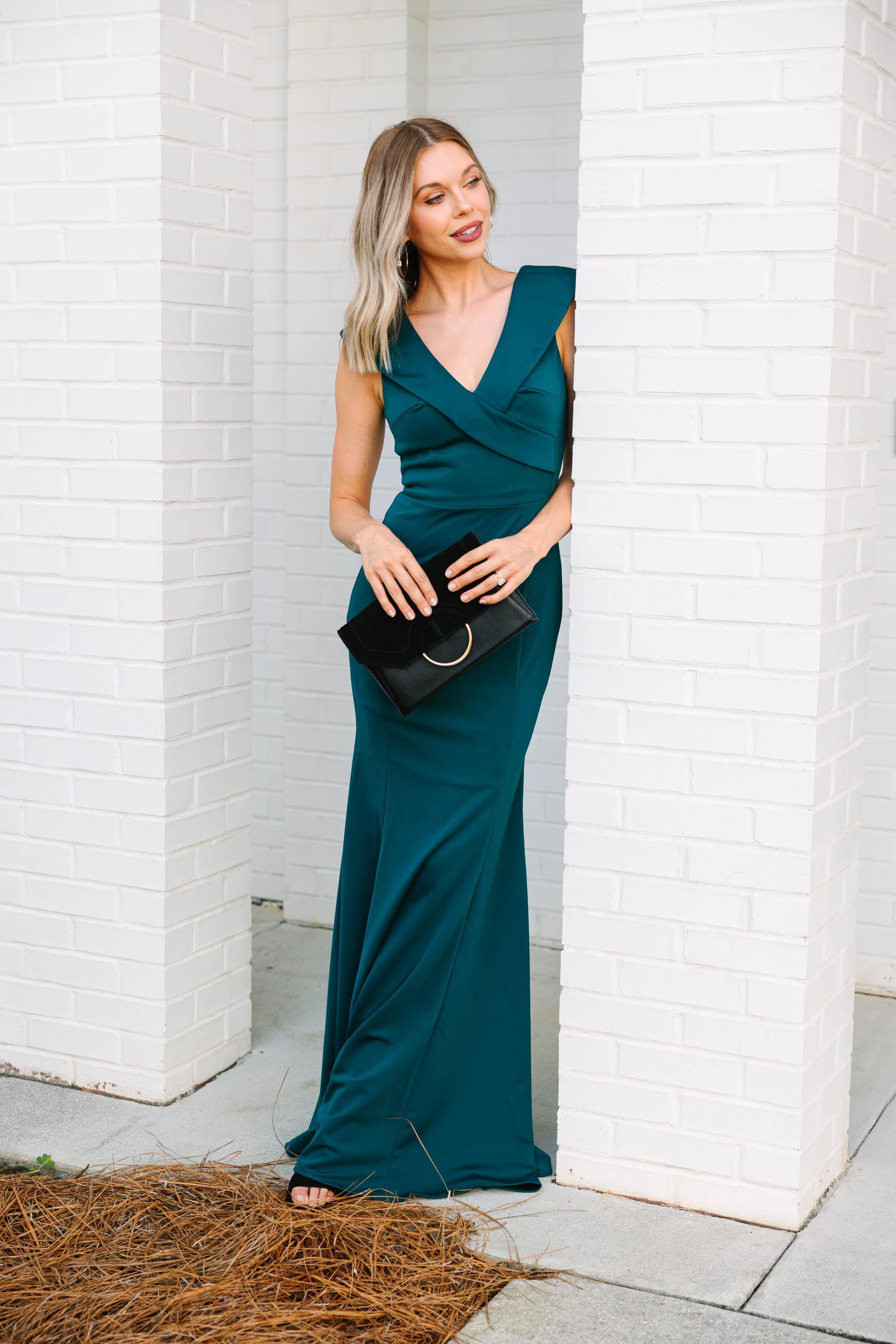 It Was All A Dream Green Maxi Dress Female Product Image