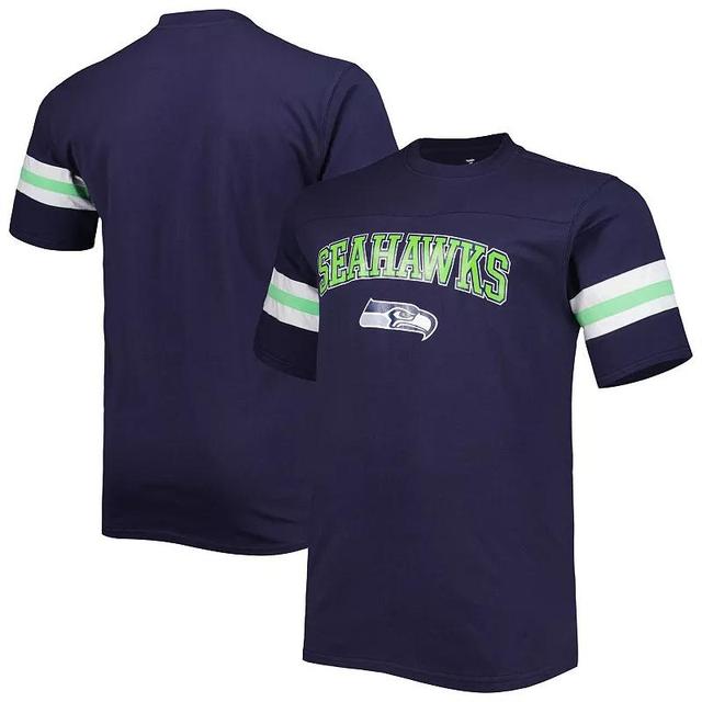 Mens College Seattle Seahawks Arm Stripe T-Shirt Blue Product Image