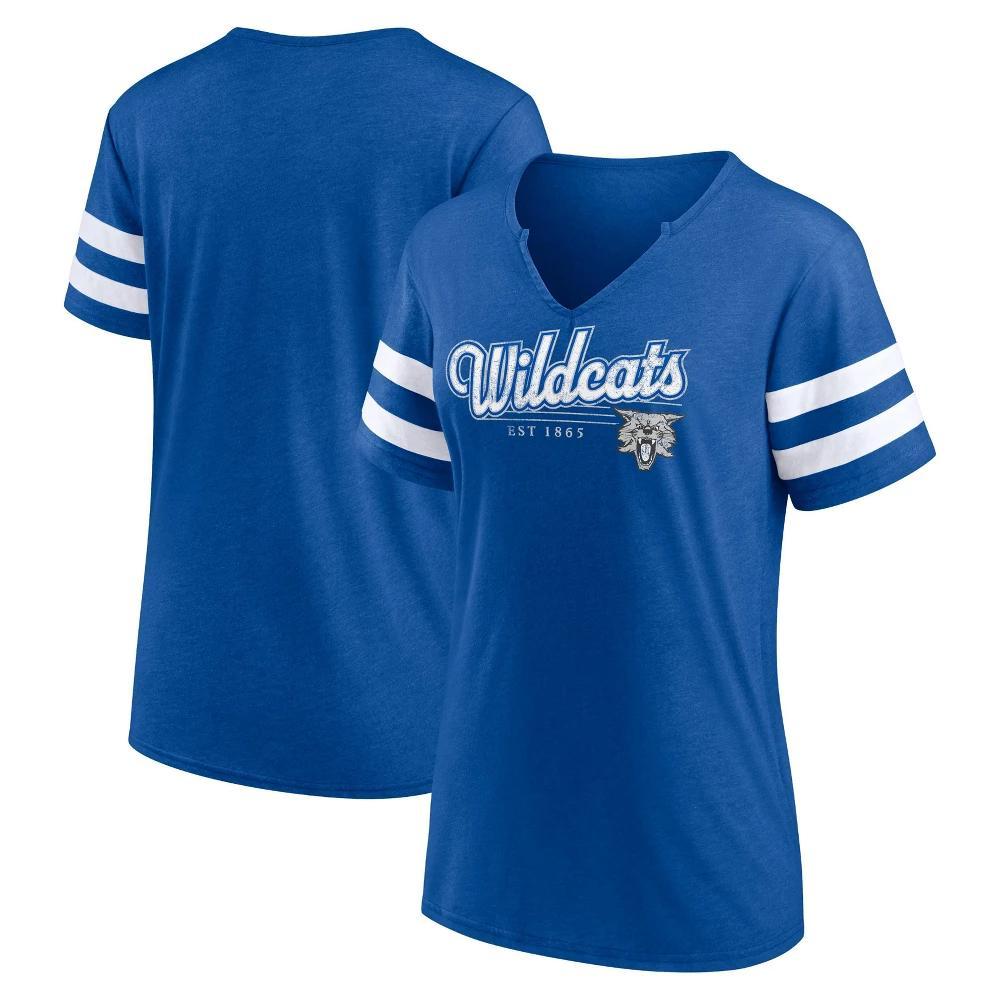 NCAA Kentucky Wildcats Womens V-Neck Notch T-Shirt Product Image