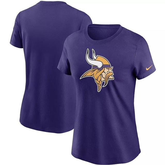 Women's Nike Purple Minnesota Vikings Logo Essential T-Shirt Product Image