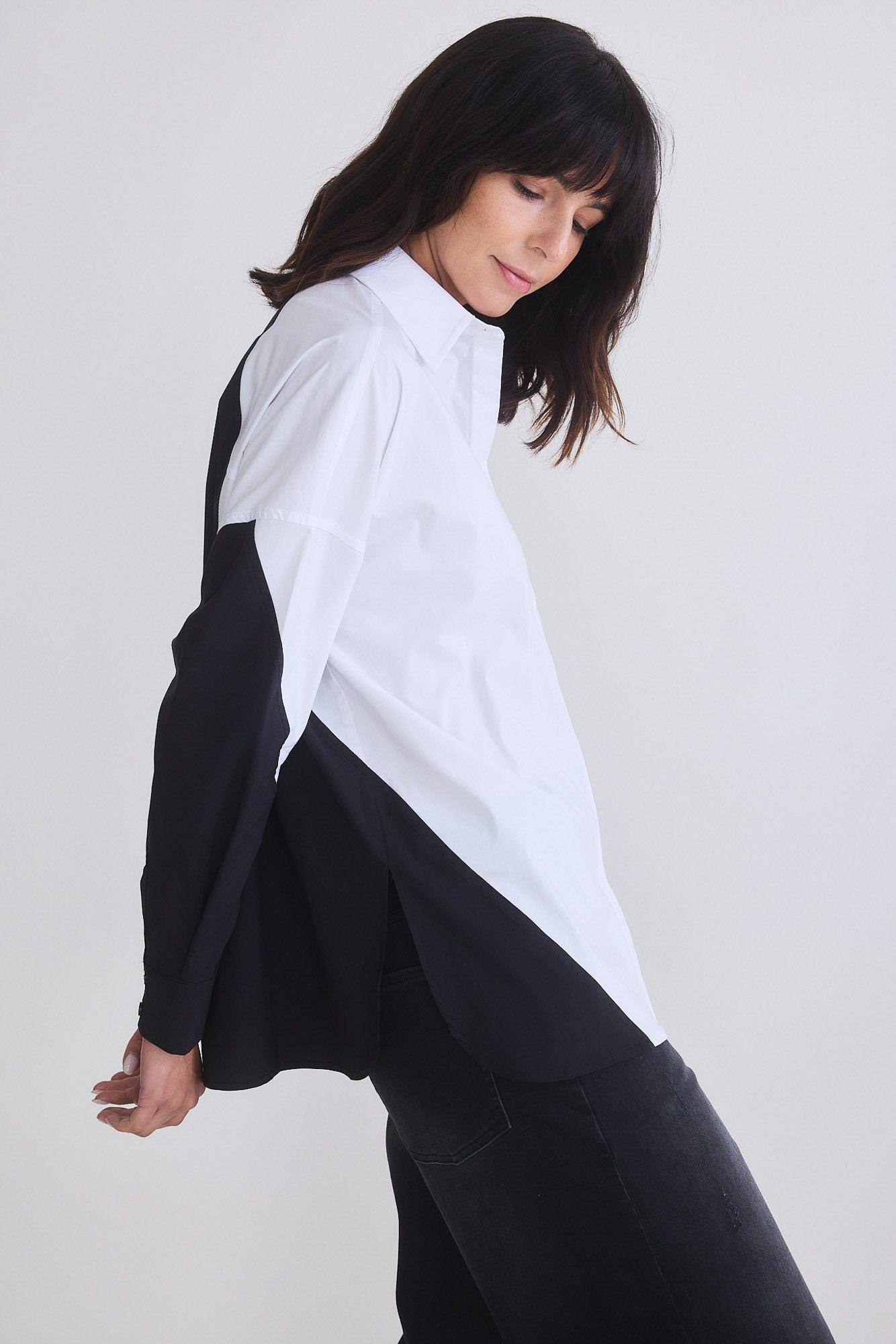 Colorblock Refine Oversized Tunic Product Image