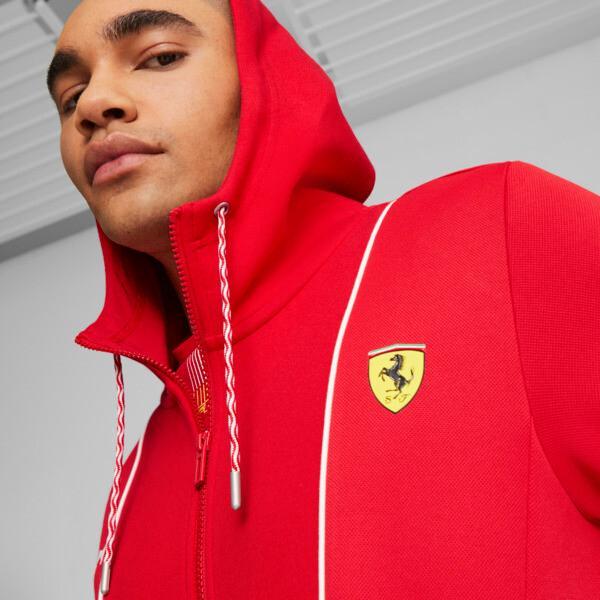 PUMA Scuderia Ferrari Race HDD Men's Sweat Jacket in Red Product Image