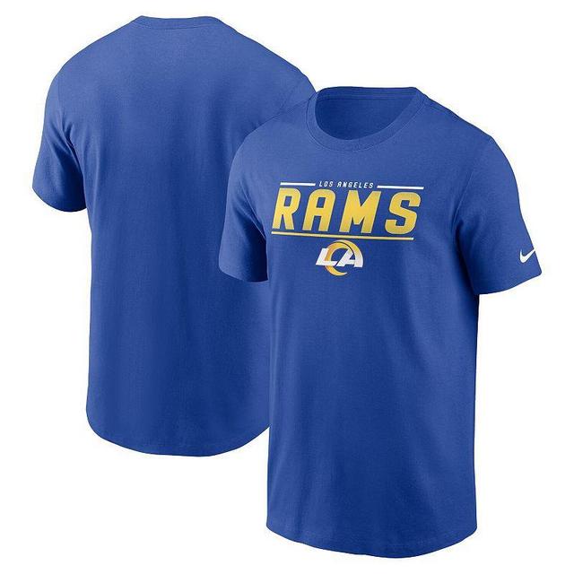 Mens Nike Royal Los Angeles Rams Muscle T-Shirt Product Image