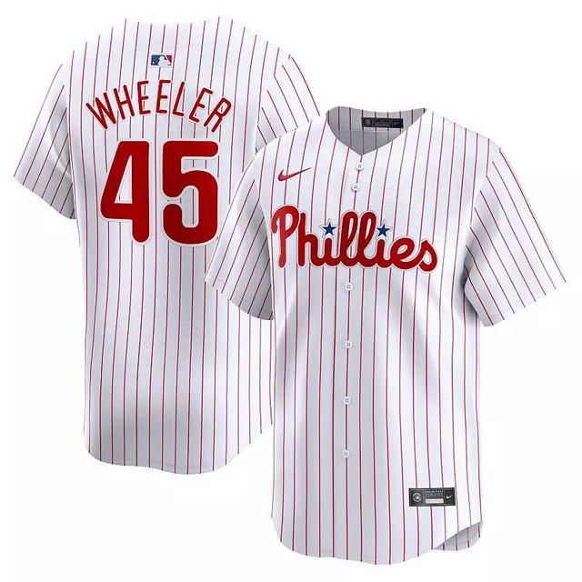 Mens Nike Zack Wheeler Philadelphia Phillies Home Limited Player Jersey Product Image