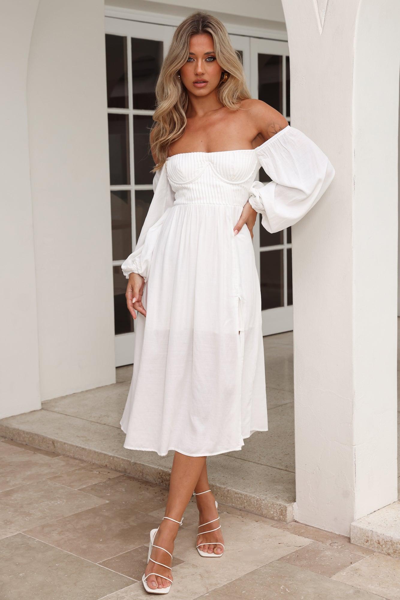 Fun Lover Midi Dress White product image