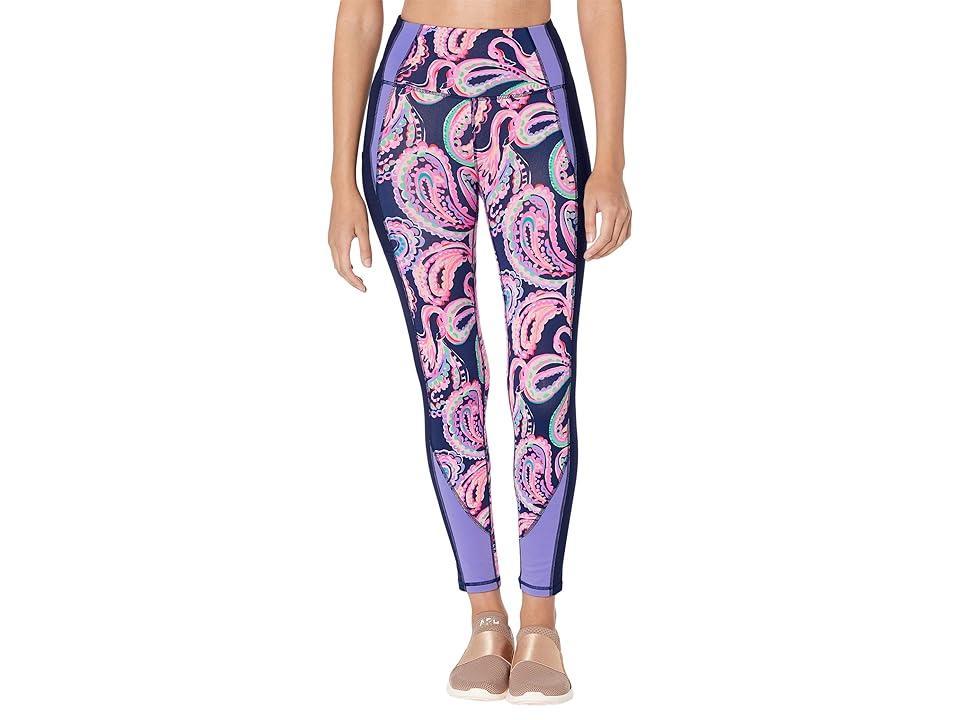 Lilly Pulitzer High-Rise Midi (High Tide Flock To The Top) Women's Casual Pants Product Image