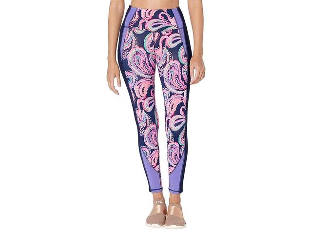 Lilly Pulitzer High-Rise Midi (High Tide Flock To The Top) Women's Casual Pants Product Image