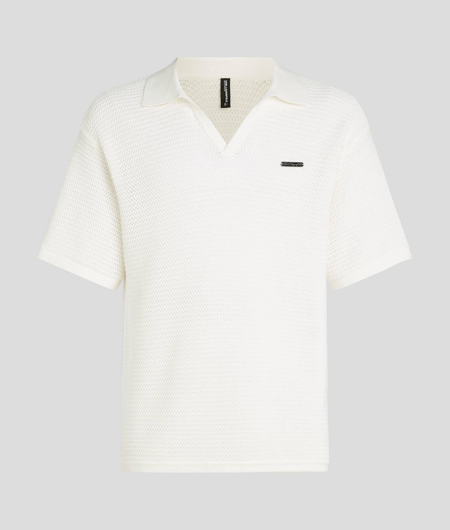 HOTEL KARL CROCHET POLO SHIRT Product Image