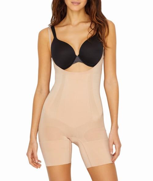 SPANX OnCore Open Bust Mid Thigh Shaper Bodysuit Product Image