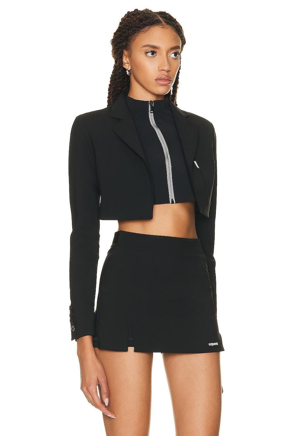 Coperni Cropped Tailored Jacket Black. (also in ). Product Image