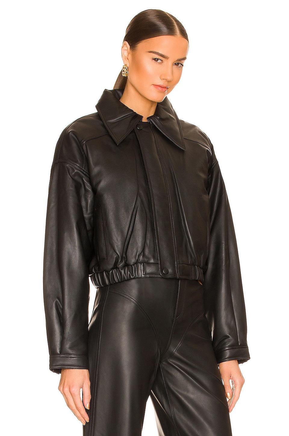 Raven Leather Jacket Camila Coelho Product Image