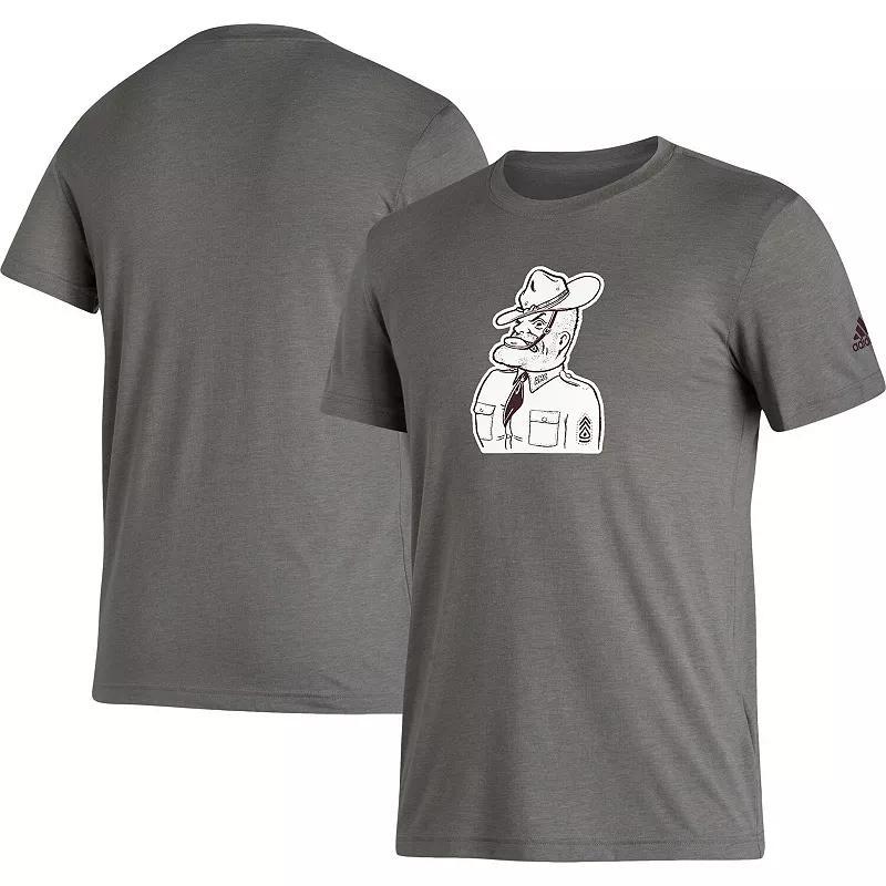 Mens adidas Gray Texas A&M Aggies Basics Heritage Tri-Blend T-Shirt Product Image