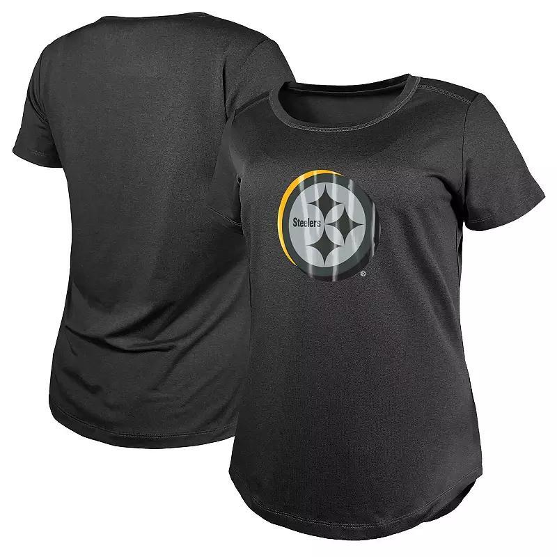 Womens New Era Charcoal Pittsburgh Steelers 2024 NFL Draft T-Shirt Product Image